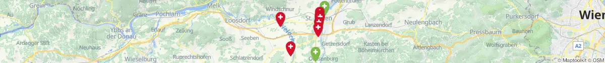 Map view for Pharmacies emergency services nearby Prinzersdorf (Sankt Pölten (Land), Niederösterreich)